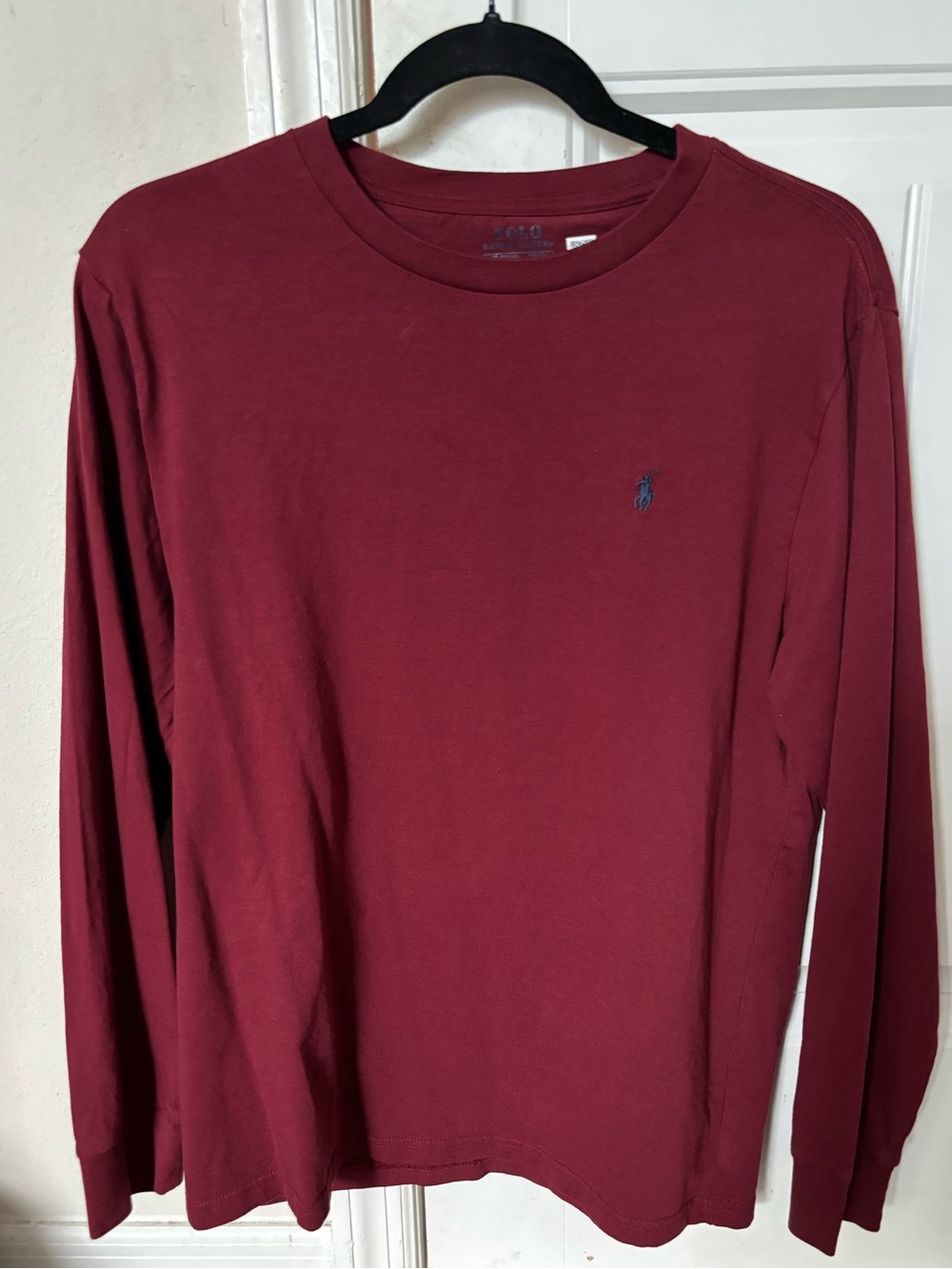 Polo by Ralph Lauren Boys Maroon Long Sleeve Sweater